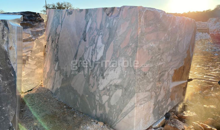 Portuguese grey marble block