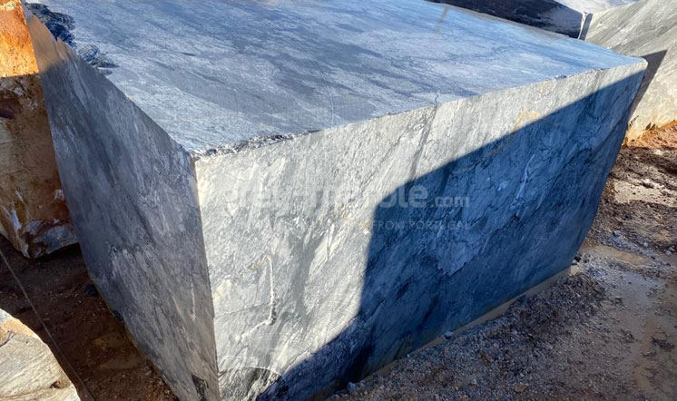 Portuguese grey marble block